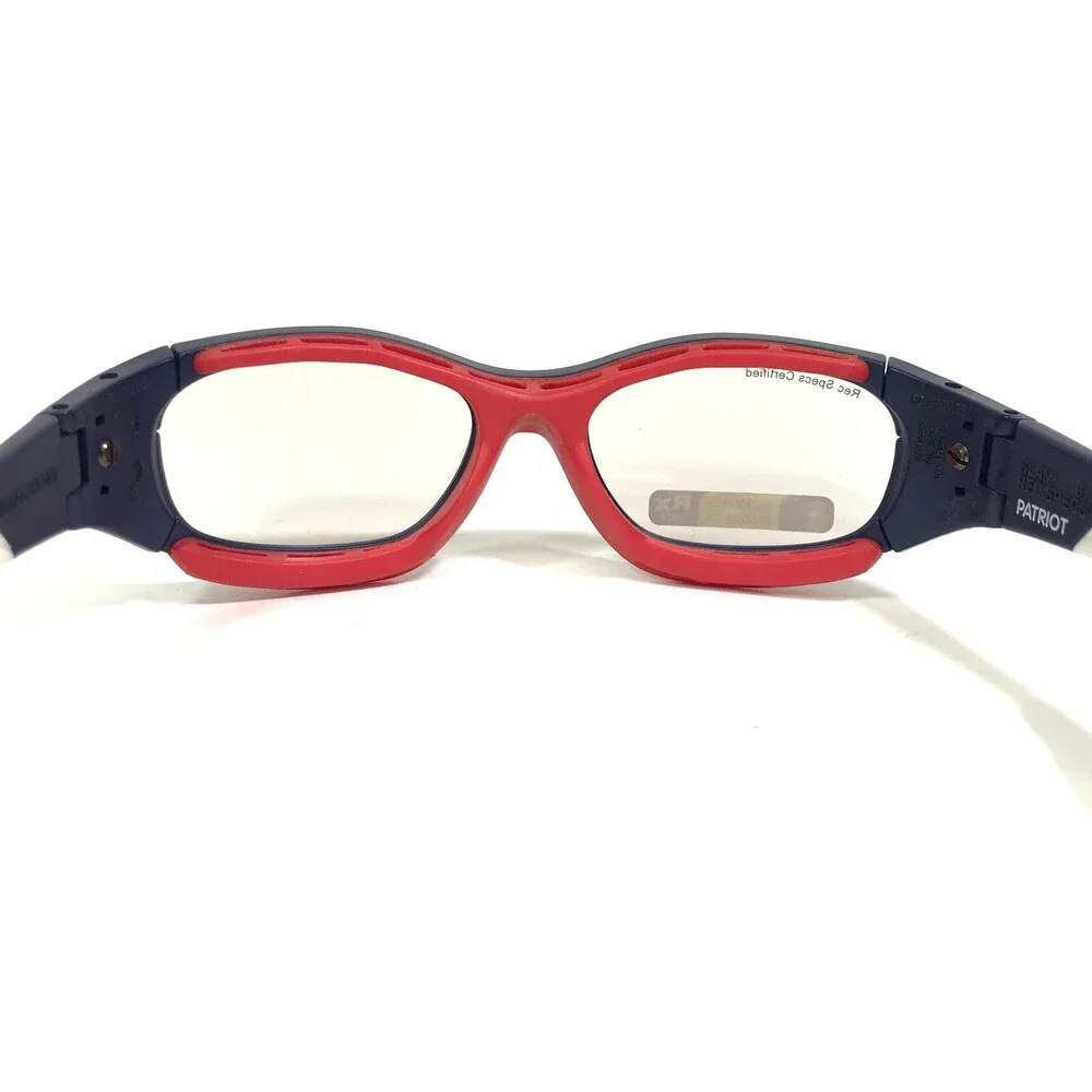 Rec Specs Athletic Goggles Frames SLAM PATRIOT Matte Navy Blue Red 52-17-130